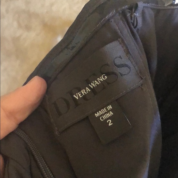 Vera wang “smoke” strapless chiffon dress - Picture 6 of 6